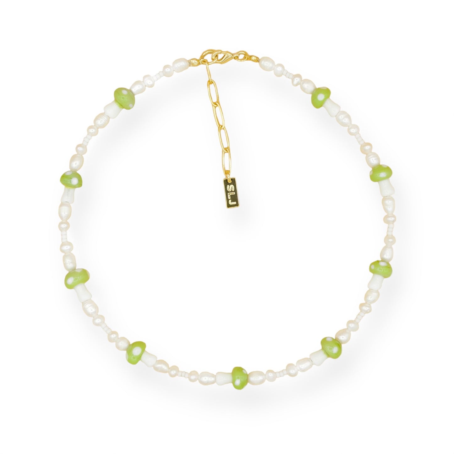 Green Mushy Necklace