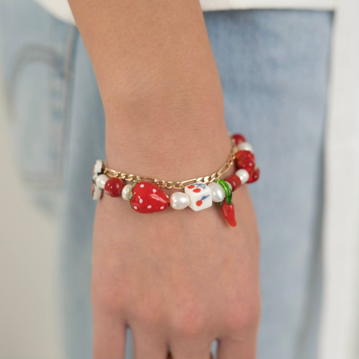 Red Garden Bracelet