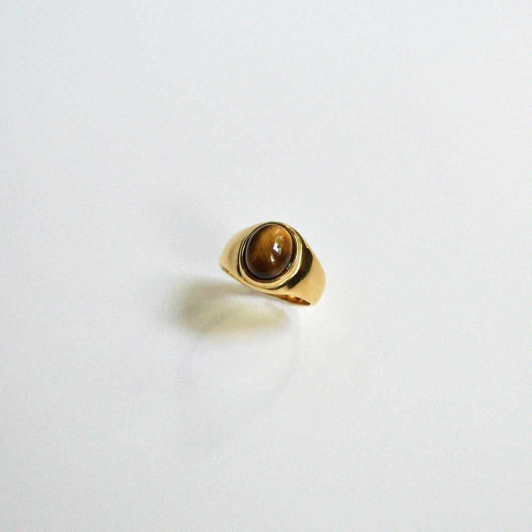 Brown Opal Ring